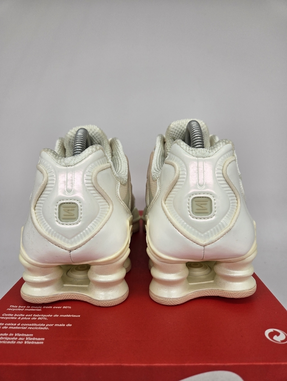 Nike Women's Shox TL IH5075-219 Pearl White Particle Pink Shoes Size 8 - Picture 6 of 8